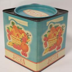 Boîte tôle lithographiée bonbons JO-CA Paris