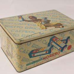 Boîte tôle Café Moretto Bricco Italie