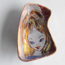 Fernande Kohler Coupelle tripode céramique Vallauris