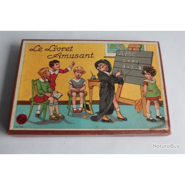 Ancien Jeu de socit Le livret amusant Tables de multiplication