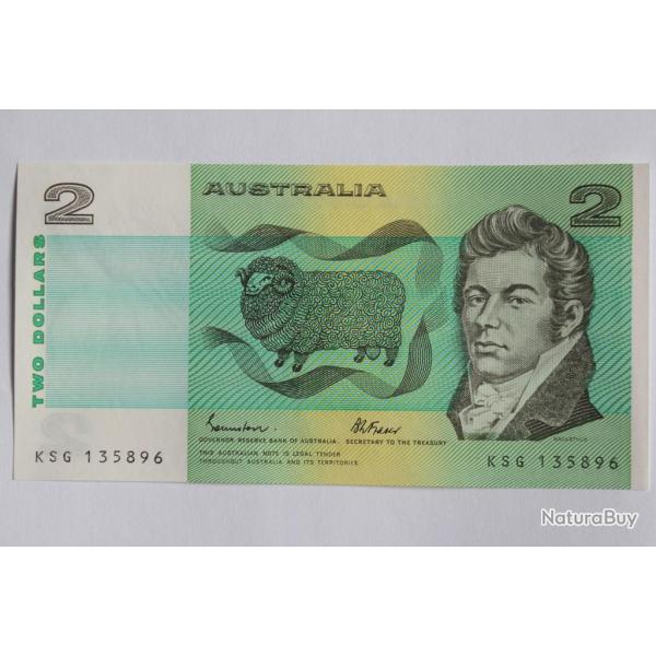 Billet 2 Dollars Australie 1974-1985 neuf