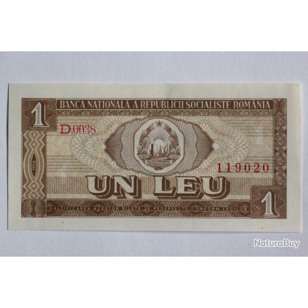 Billet 1 Leu Roumanie 1966 neuf