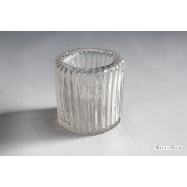 Ancien encrier verre souffl