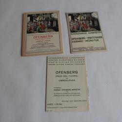 Carte Ofenberg Poste Alpine Suisse Umbrailpass 1936 Bern-Munich