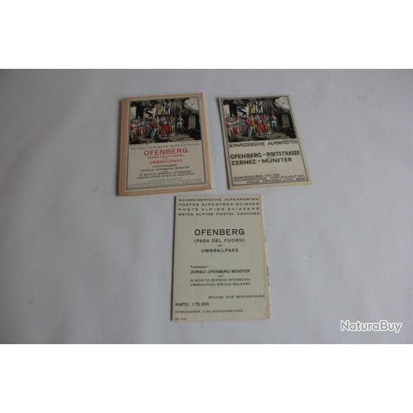 Carte Ofenberg Poste Alpine Suisse Umbrailpass 1936 Bern-Munich