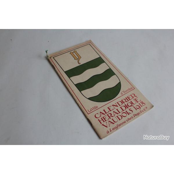 Calendrier hraldique vaudois 1918