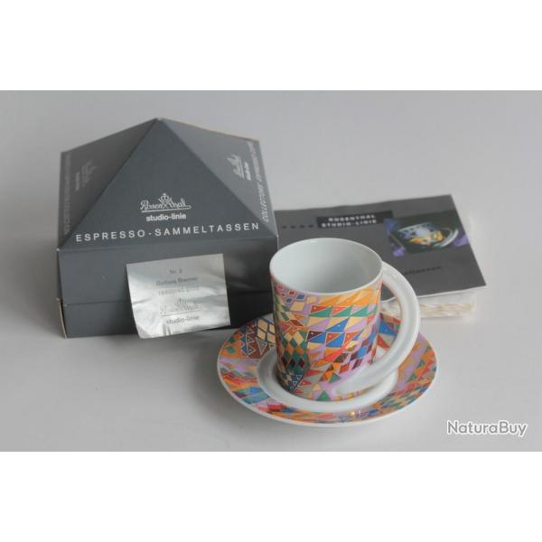 ROSENTHAL Tasse  espresso porcelaine Barbara Brenner