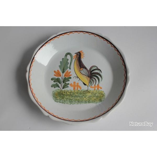 Assiette cramique Coq