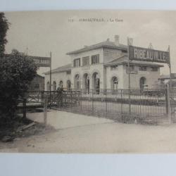 CPA France Ribeauville n°717 La Gare