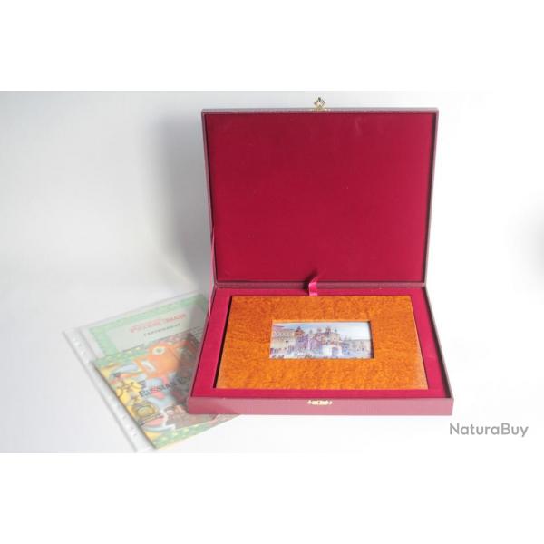 Peinture miniature mail Kremlin Alekseev Russie