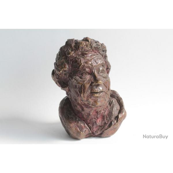 Bronze cire perdue Buste Homme TS