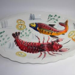 Plat à Poisson céramique Italie