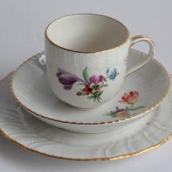 Tasse Assiette à dessert porcelaine KPM Berlin Allemagne