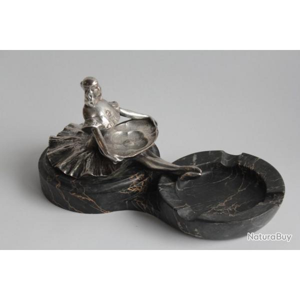 Grgoire CALVET Cendrier Baguier bronze Art Nouveau