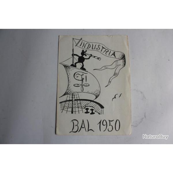 CPA Suisse socit tudiante Zofingue Bal d'industria 1950 Carte Postale