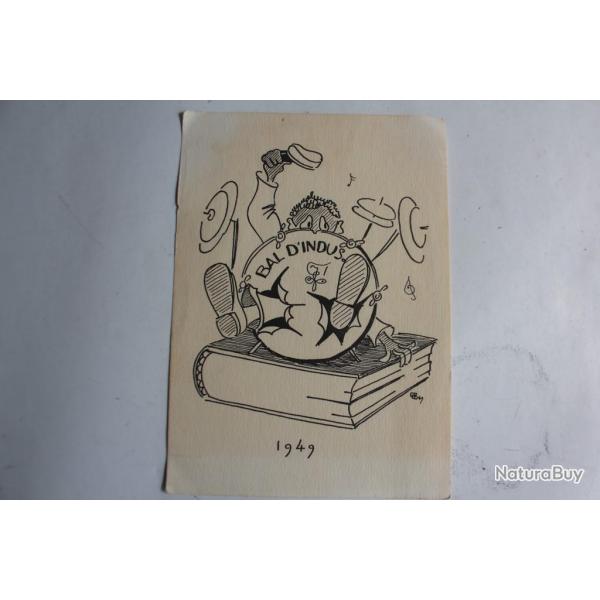 CPA Suisse socit tudiante Zofingue Bal d'indus 1949 Carte Postale