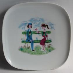 PEYNET Assiette porcelaine Rosenthal Studio-Linie