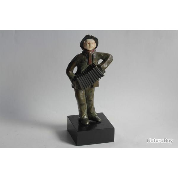 Bronze Alfred JOREL L'accordoniste