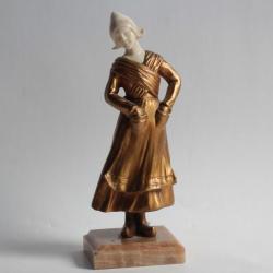 Bronze Solange BERTRAND Jeune Hollandaise