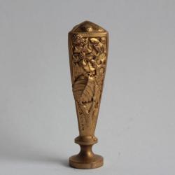 Sceau bronze doré Mûres Art Nouveau