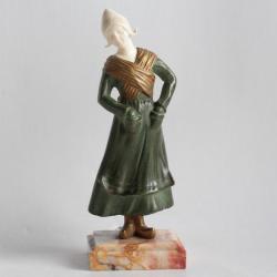 Bronze Solange BERTRAND Jeune Hollandaise