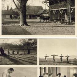 3 CPA Suisse Les Asiles de Lavigny Épileptiques de Suisse Romande Ferme