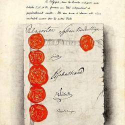 CPA La croisade des femmes françaises Traité de neutralité Belge 1839