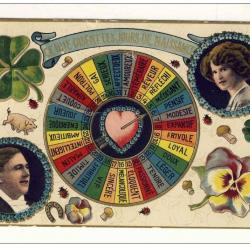 CPA illustrée Fête Anniversaire Ce que disent les jours de naissance Chance