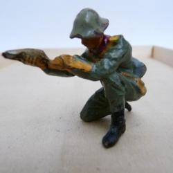 Soldat ELASTOLIN ou LINEOL ? Militaire Chargeur Obus Jouet Militaria