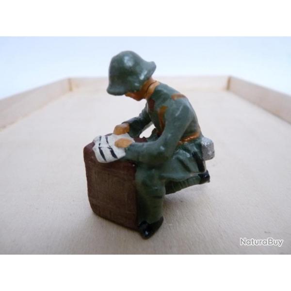 Soldat ELASTOLIN Militaire Carte Jouet Militaria