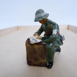 Soldat ELASTOLIN Militaire Carte Jouet Militaria