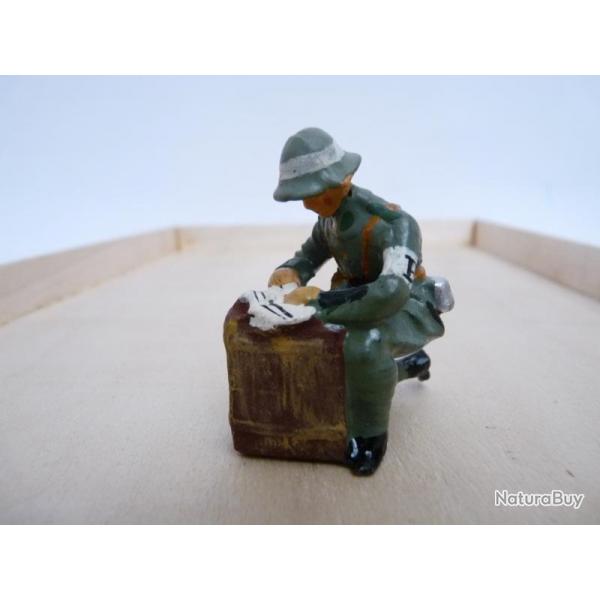 Soldat ELASTOLIN Militaire Carte Jouet Militaria