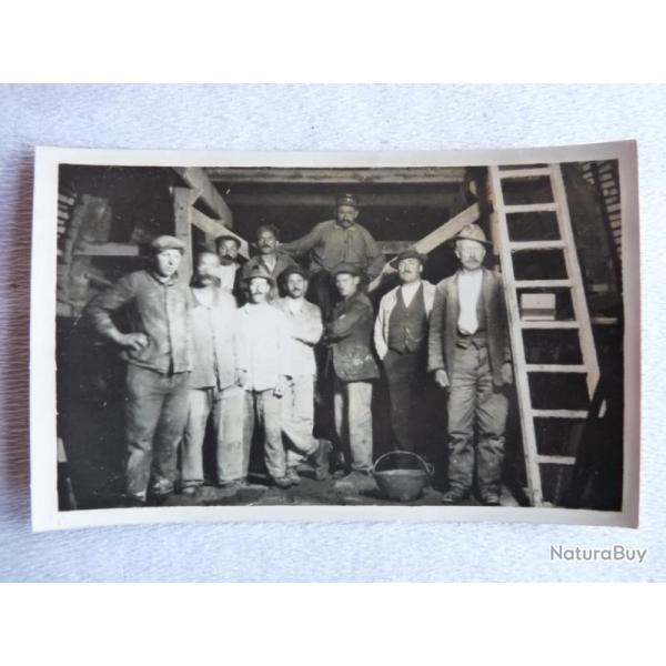 CPA photo Suisse Grisons Frstenau Construction Pont Chemin de fer 1927