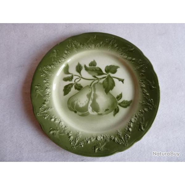 Assiette dcor Fruit K&G Luneville