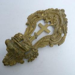 Ancien bénitier bronze objet de culte religion