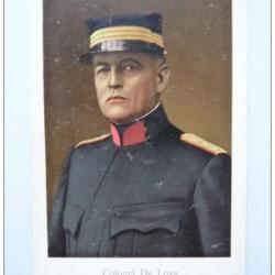 CPA Colonel DE LOYS Commandant de la IIème division Militaria Uniforme