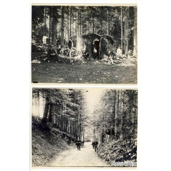 Photographie Suisse Neuchtel Fort Bois de la Joux (x2)