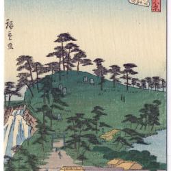 CPA illustrée signée japonaise Japon Japan Estampe Scènes de vie Rare