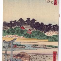 CPA illustrée signée japonaise Japon Japan Estampe Scènes de vie Rare