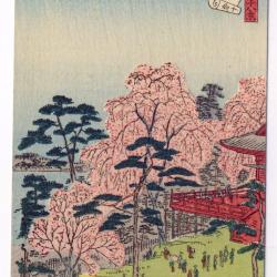 CPA illustrée signée japonaise Japon Japan Estampe Scènes de vie Rare