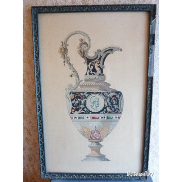 Dessin original Aiguire XIXe sicle