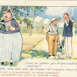 CPA illustrée LEVEN et LEMONIER  SID's Humour series