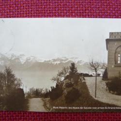 CPA Suisse VAUD Mont Pélerin Les Alpes de Savoie Grand Hôtel 1914