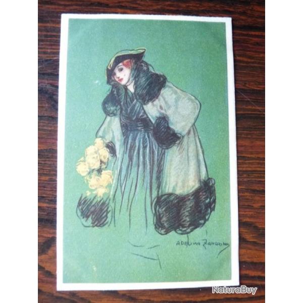CPA illustre ZANDRINO Italie Femme Mode
