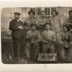 CPA Militaria Régiment d'Infanterie Alpine 159e RIA Les AS Bouifs Rare