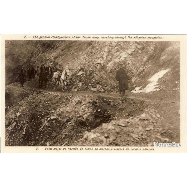 CPA Militaria Peintre arme Serbe Valitch arme Timok Albanie Guerre