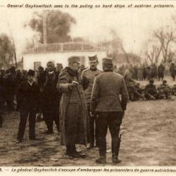 CPA Militaria Peintre Serbe Valitch Général Goykovitch Guerre prisonnier