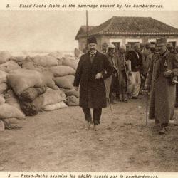 CPA Militaria Peintre armée Serbe Valitch Essad-Pacha Guerre