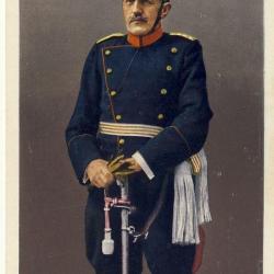 Carte Postale ancienne Colonel AUDEOUD Commandant 1er corps d'armée