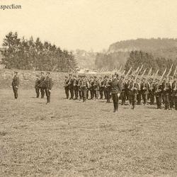 Carte Postale ancienne Inspection Suisse militaria
